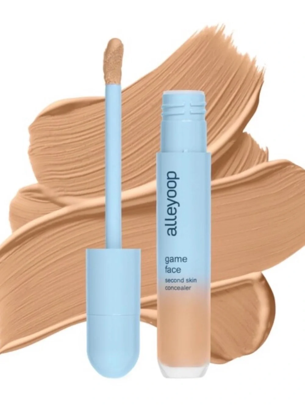 NIB Alleyoop Game Face Second Skin Concealer - Shade: MVP (Medium Tan)